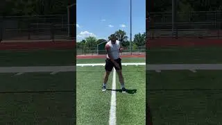 How to set up for the short shuttle🚨 #footballdrills