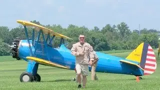 Open cockpit acrobatic plane ride