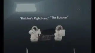 The (fake) butcher and his right hand (Guru)