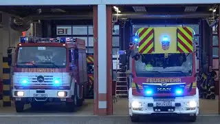 [Ankommende FFler] L&ouml;schzug der Freiwilligen Feuerwehr Viernheim r&uuml;ckt aus zu Wohnungsbrand - F2Y