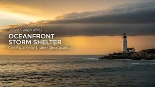 Oceanfront Storm Shelter 🌊 | 7 Hours of Cinematic Ambient for Calm, Focus & Inner Safety