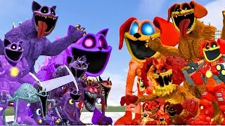 Evolution Walking Godzilla Catnap Vs Evolution Walking Godzilla Dogday Poppy Playtime 3 In Gmod!!!