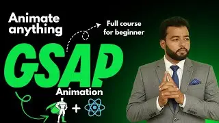 Your First GSAP Animation in React JS | Beginner Tutorial (GSAP + React Step by Step)#gsapanimation