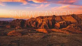 Snow Canyon State Park | Drone | Night Time-lapse