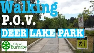 Deer Lake Burnaby Trail with Music and Commendation - HD 1080P - 45mins