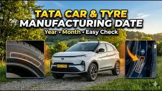 How to Find Car Manufacturing Month & Year Using VIN Number | Tyre Manufacturing Date Explained