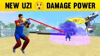 New Uzi OP Ability Test | New Uzi Skin Game Play Good Or Bad ? - Garena Free Fire