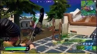 Fortnite fighting a Spire Guardian Boss (no commentary)