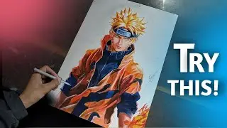 Naruto Realistic Drawing | This Looks Insanely Real! 🤯