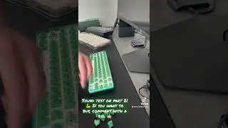 First mechanical keyboard build! Panda PBT Keycaps + Akko Matcha Greens + 64-Key Setup!