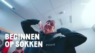 Echte schaatshelden beginnen op sokken