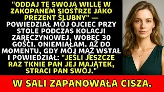Moja rodzina kazała mi oddać dom siostrze — mój mąż wstał i powiedział coś, co ich zszokowało…
