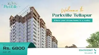 MadhuInfra's Parkville Apartment in Tellapur ,2 BHK & 3 BHK 1509 sft -2189 Sft