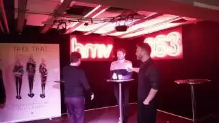 Take That Signing HMV Oxford Street 1st Dec 2014