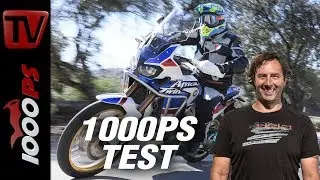 Honda CRF1000L Africa Twin 2018 Adventure Sports Test - 500km Reichweite!