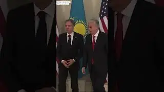 US Blinken meets with Kazakh President as he kicks off Central Asia visit