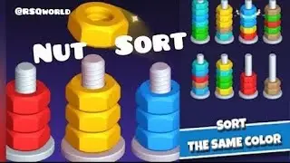 Nut Sort Game Level 121 to 130 gameplay