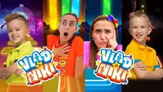 Вы видели эту игру между Владом и Ники 🎶🎶 Tiles hop EDM Rach