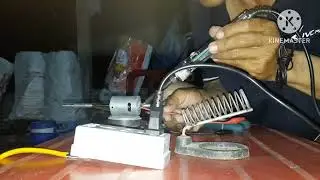How I made alternating current from direct current motor.