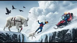 Brave Climbers Save Goat Family from Deadly Blizzard  | Heartwarming Rescue