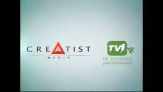 Creatist Media + TV Thunder Green Entertainment Logo (2554-2557)