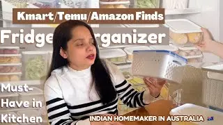Fridge storage containers and baskets l Fridge Organizers Must-Have | Kitchen & Home Essentials 2025