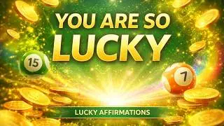 ✨YOU ARE SO LUCKY🍀☺️ Robotic affirmation for self-concept, and abundances