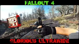 Fallout 4 ULTRAWIDE! Glock19x FULL AUTO #ultragraphics #bodycam #fallout4 #police #camera #mods