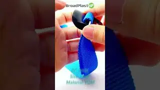 How to Thread the Webbing through the Ladder Lock? #shorts #broadplast #webbing #ladderlock