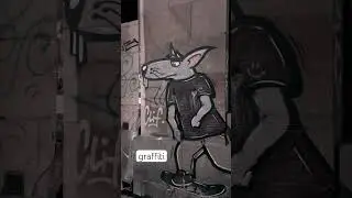 Rat graffiti in BELGRADE #streetart
