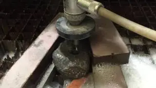 Steinaxt, Wasserstrahl schneiden