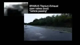 BRABUS exhaust system for the SLS AMG