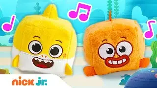 Baby Shark Toy Music Cubes Play Freeze Dance Song! | Preschool Dance Songs | Nick Jr.