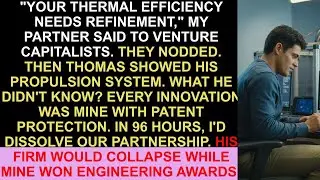 Partner stole my engineering patents for 2 years - I opened an award-winning studio, he closed