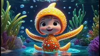 Four Little Starfish Swim Under the Sea + More Nursery Rhymes & Kids Songs