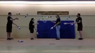 Interleaved In-line Passing: Juggling Passing Pattern