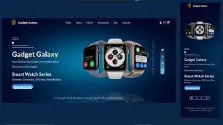 Simple Website Using HTML & CSS | Full Responsive Website Step by Step