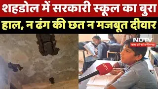 Shahdol News : शहडोल में Government School का बुरा हाल, न ढंग की छत न मजबूत दीवार | MP News