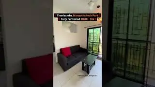 Manyatha Tech Park  | 1BHK - 18K Fully furnished 🔥