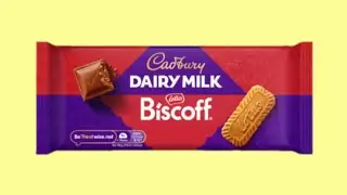 Cadbury Dairy Milk Biscoff Chocolate Bar 