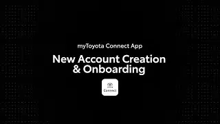 myToyota Connect | Onboarding