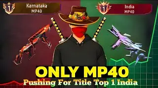 Pushing Top 1 in MP40Tips And TricksI Solo Rank Push#freefire #Alone1M