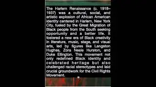The Harlem Renaissance ~ Jazz History #jazz#history#education