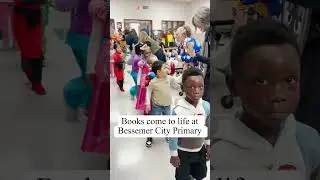 Book Character Parade at Bessemer City Primary