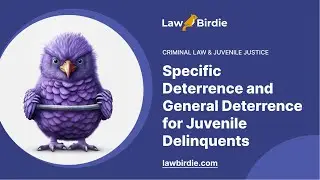 Specific Deterrence and General Deterrence for Juvenile Delinquents - Essay Example