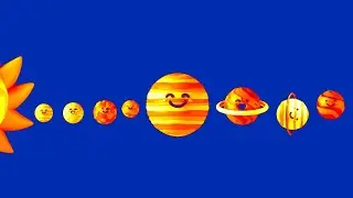 Colorful Planets In Our Solar System Effects | The Planets Song 