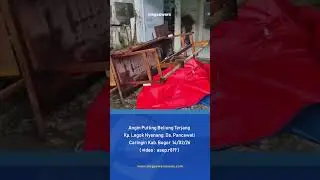 Angin Puting Beliung Terjang Caringin Kab  Bogor