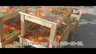 Хар-хил Столлар яни Хон тахталар.Xon taxtalar yani xar-xil stollar. Chorsu bozori. Namangan shahrida