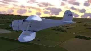 Beechcraft D17 Staggerwing, Tail# N52E, reproduced by:  (Alabeo/Carenado).