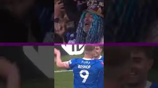 John Anthony Portsmouth Football Club Westwood celebrating Pompey's opener against Arsenal 🤩